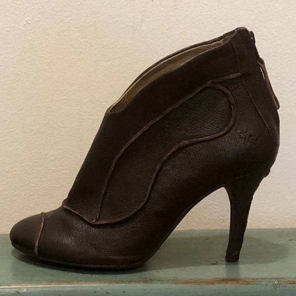 Fly London Stiletto Booties Brown EU40 US9 - 9 1/2 - Picture 7 of 10